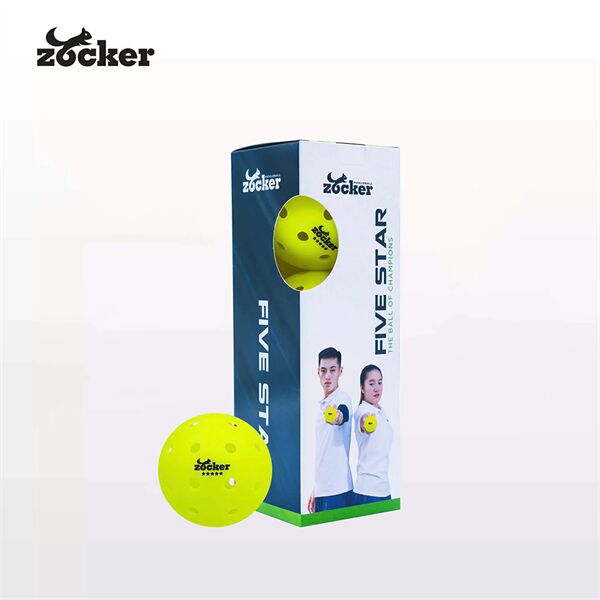 Bóng thi đấu Pickleball Zocker Five Star (Hôp 3 Quả)